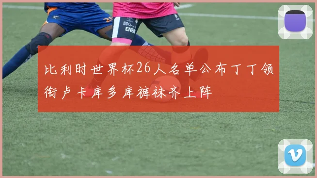 比利时世界杯26人名单公布丁丁领衔卢卡库多库裤袜齐上阵
